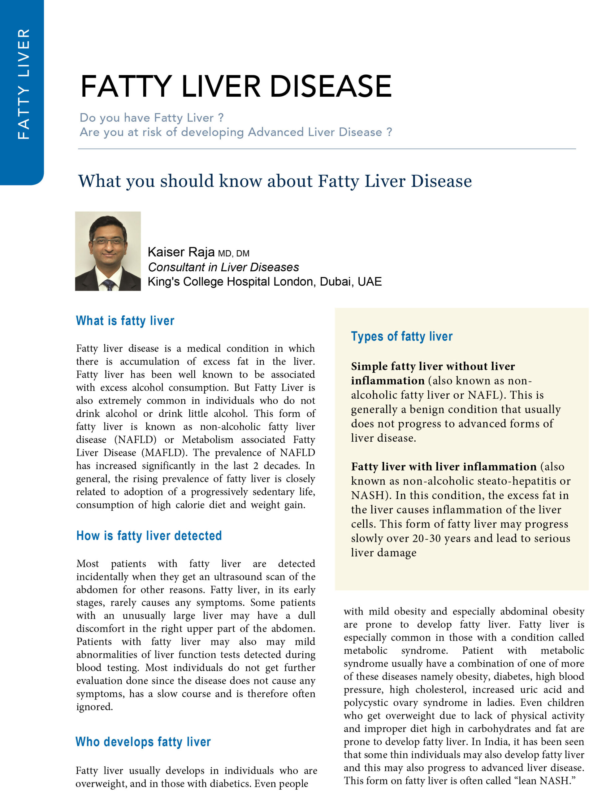 NAFLD Fatty Liver Disease