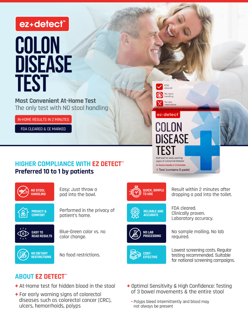 ez+detect Colon Diseases Test in Dubai Dr. Kaiser, Consultant