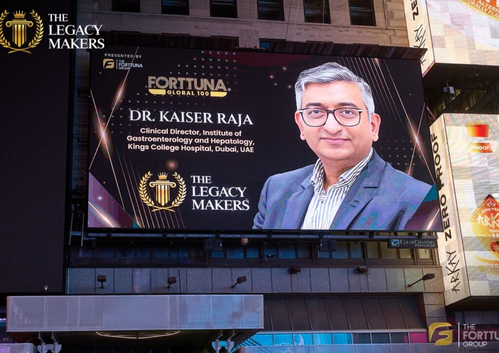 Dr Kaiser Raja, The Legacy maker Forttuna Global 100 Legacy Makers 2025