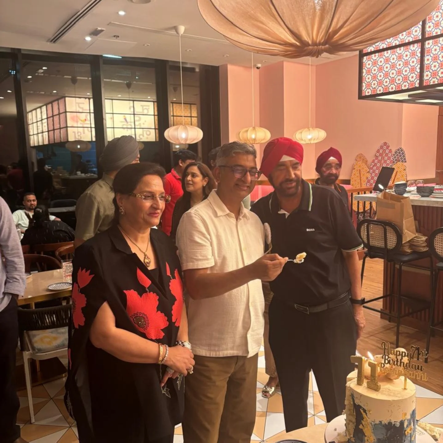 Celebrating the incredible journey of our post-transplant warrior, Mr. Jasbir Singh, on his special day!