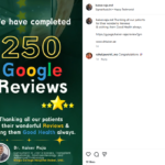 We have completed 250 Google Reviews