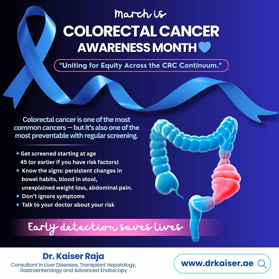 March is Colon Cancer Awareness Month 💙