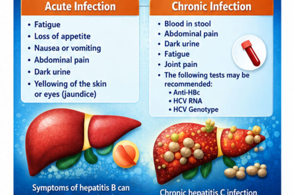 Symptoms of Hepatitis B and C